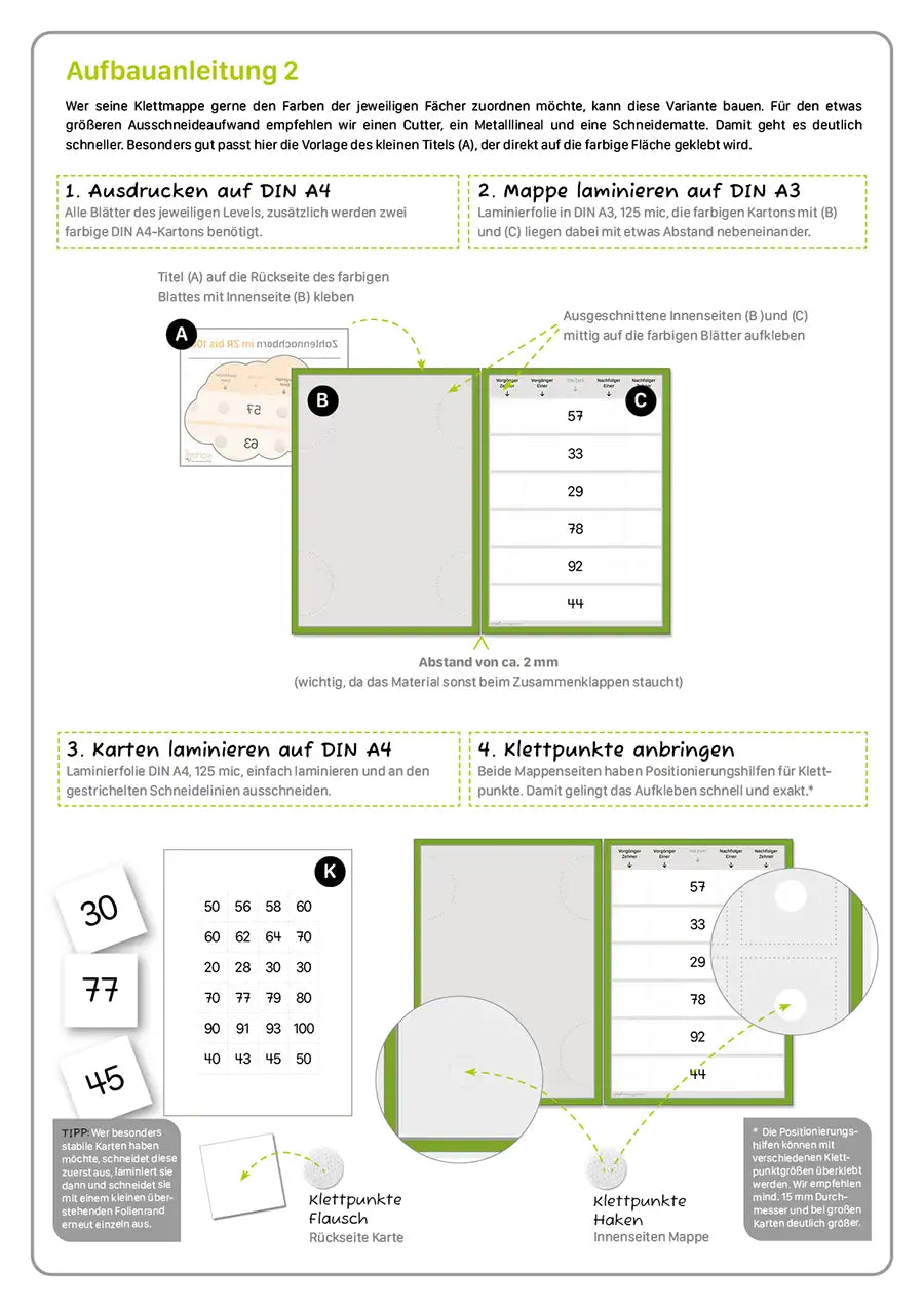 Zahlennachbarn im ZR bis 100