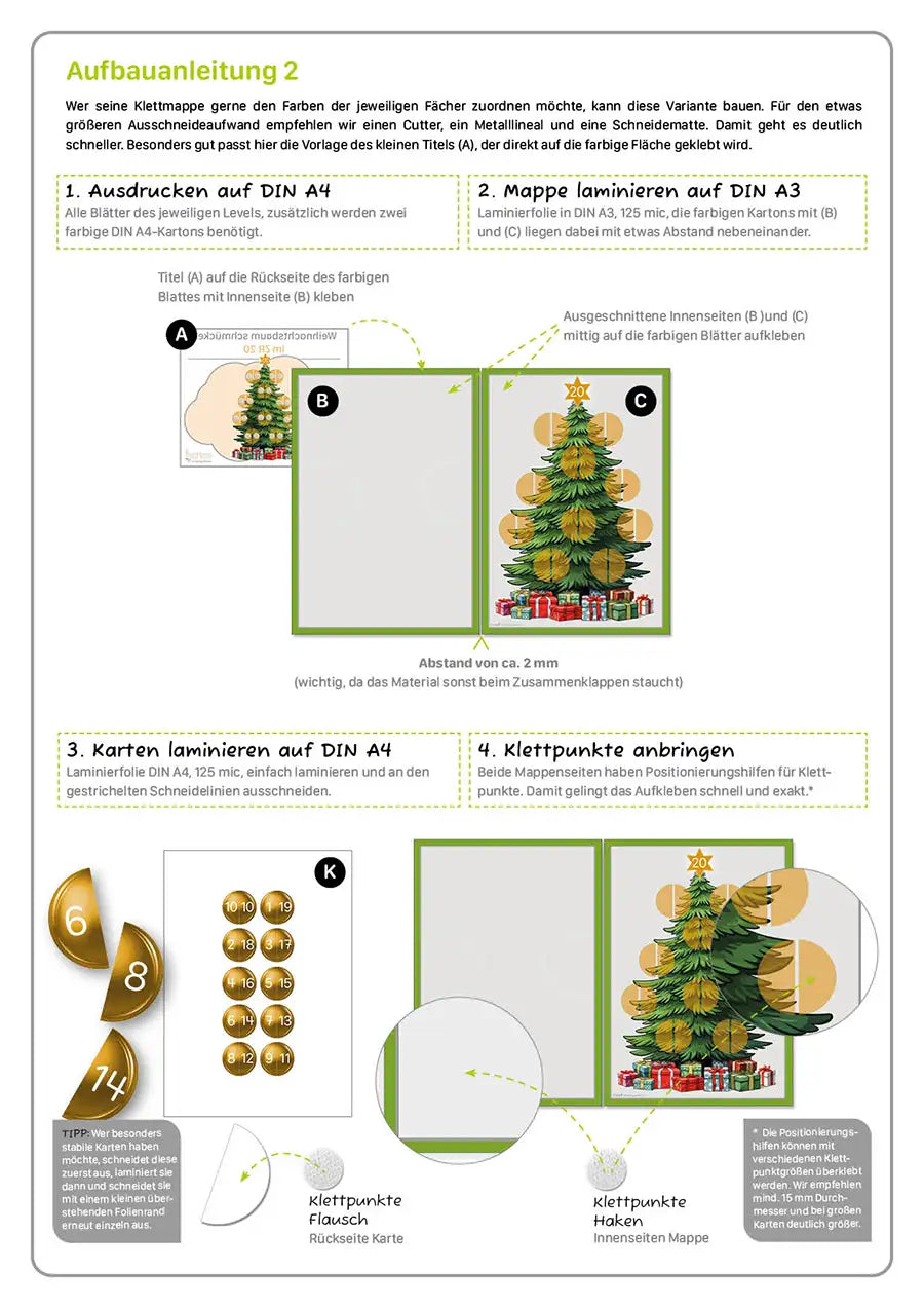 Weihnachtsbaum schmücken im ZR 20