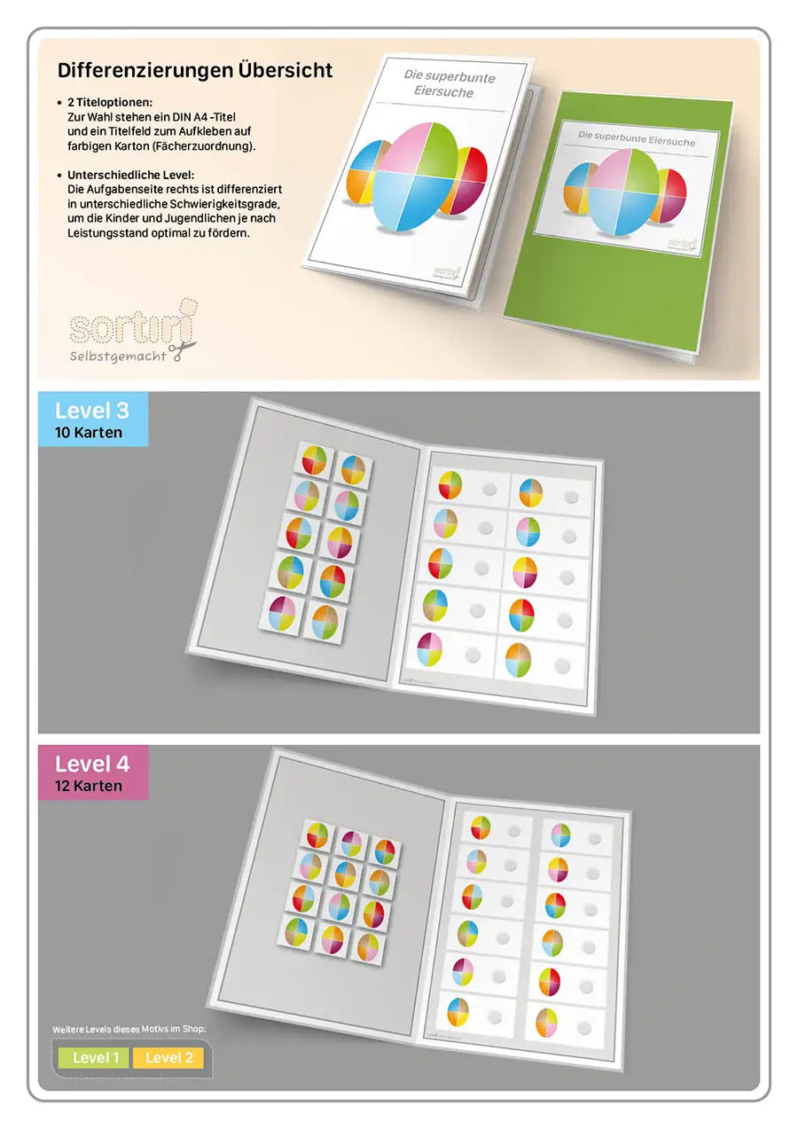 Die superbunte Eiersuche