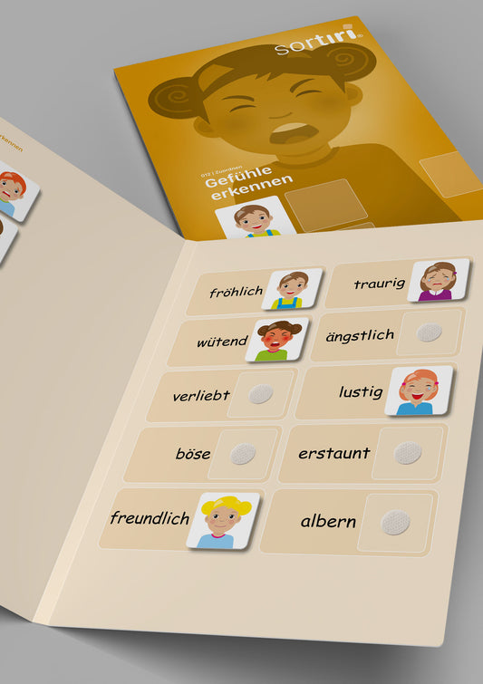 sortiri Klettmappe Gefühle erkennen - Spiel