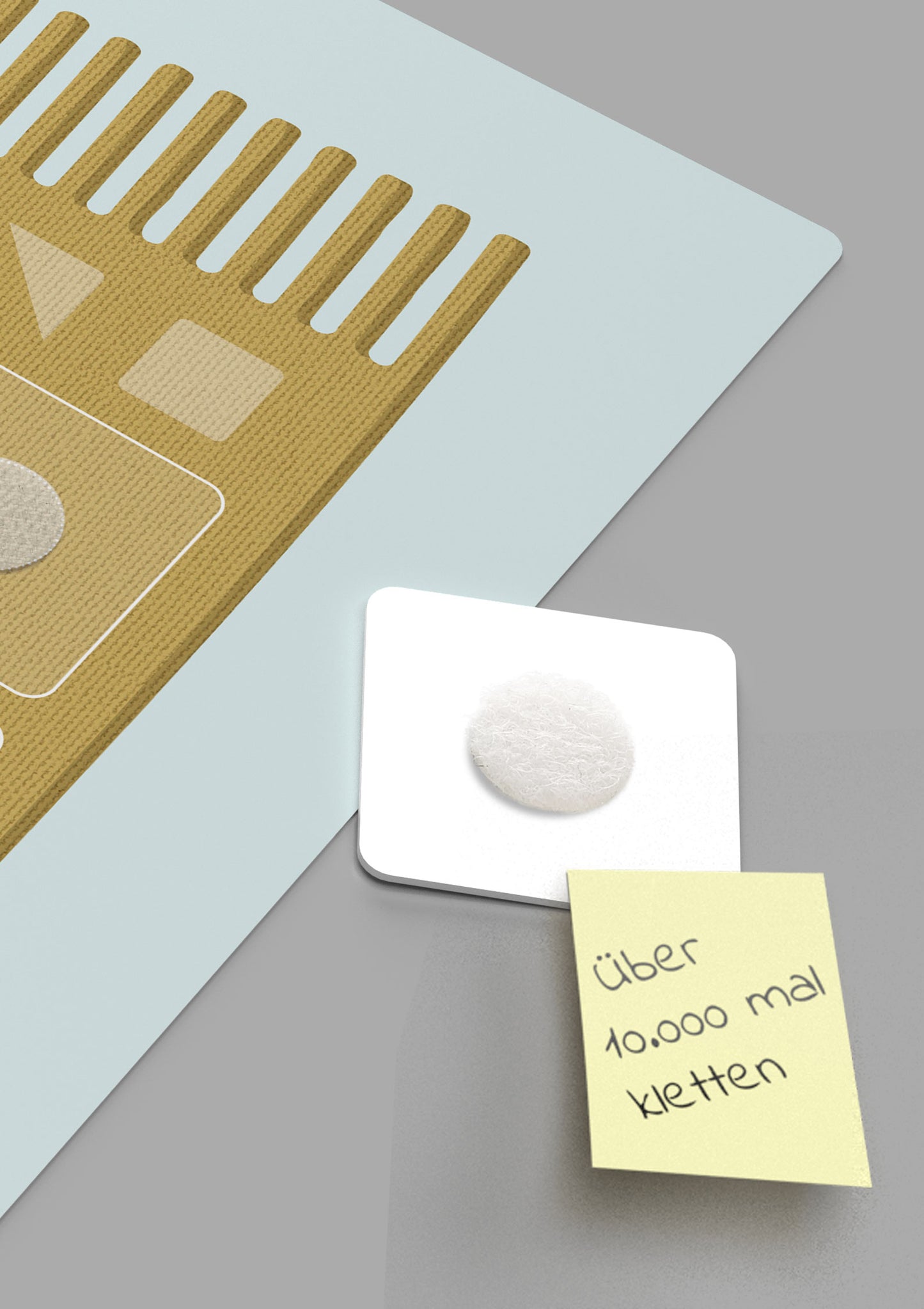 sortiri Klettmappe Teppichmuster erfinden - Klettpunkte