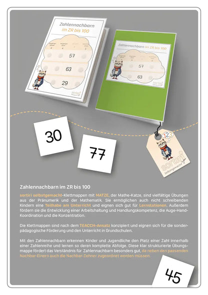 Zahlennachbarn im ZR bis 100