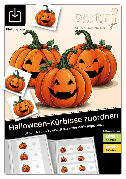 Halloween-Kürbisse zuordnen