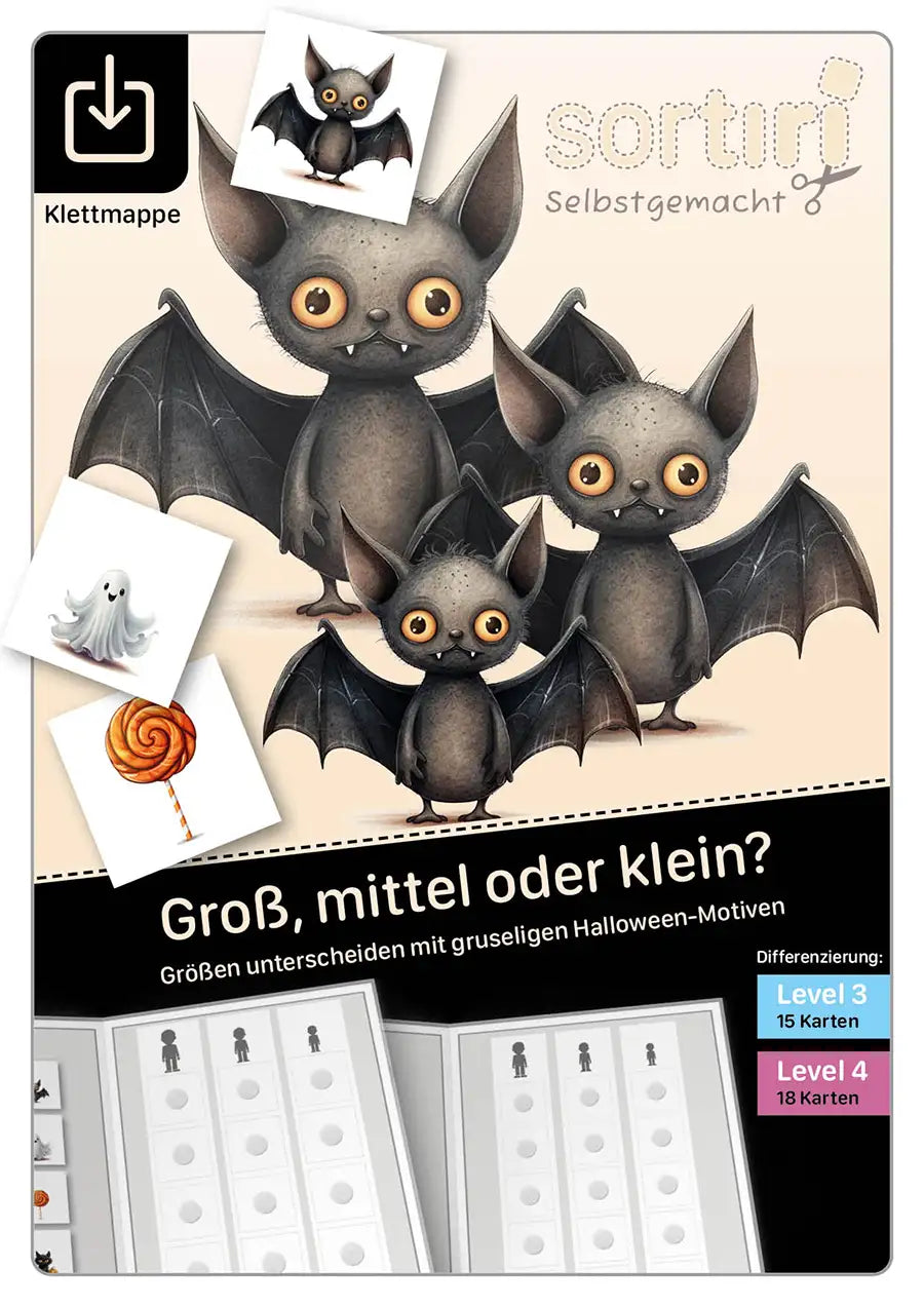 Groß, mittel oder klein – Halloween-Motive