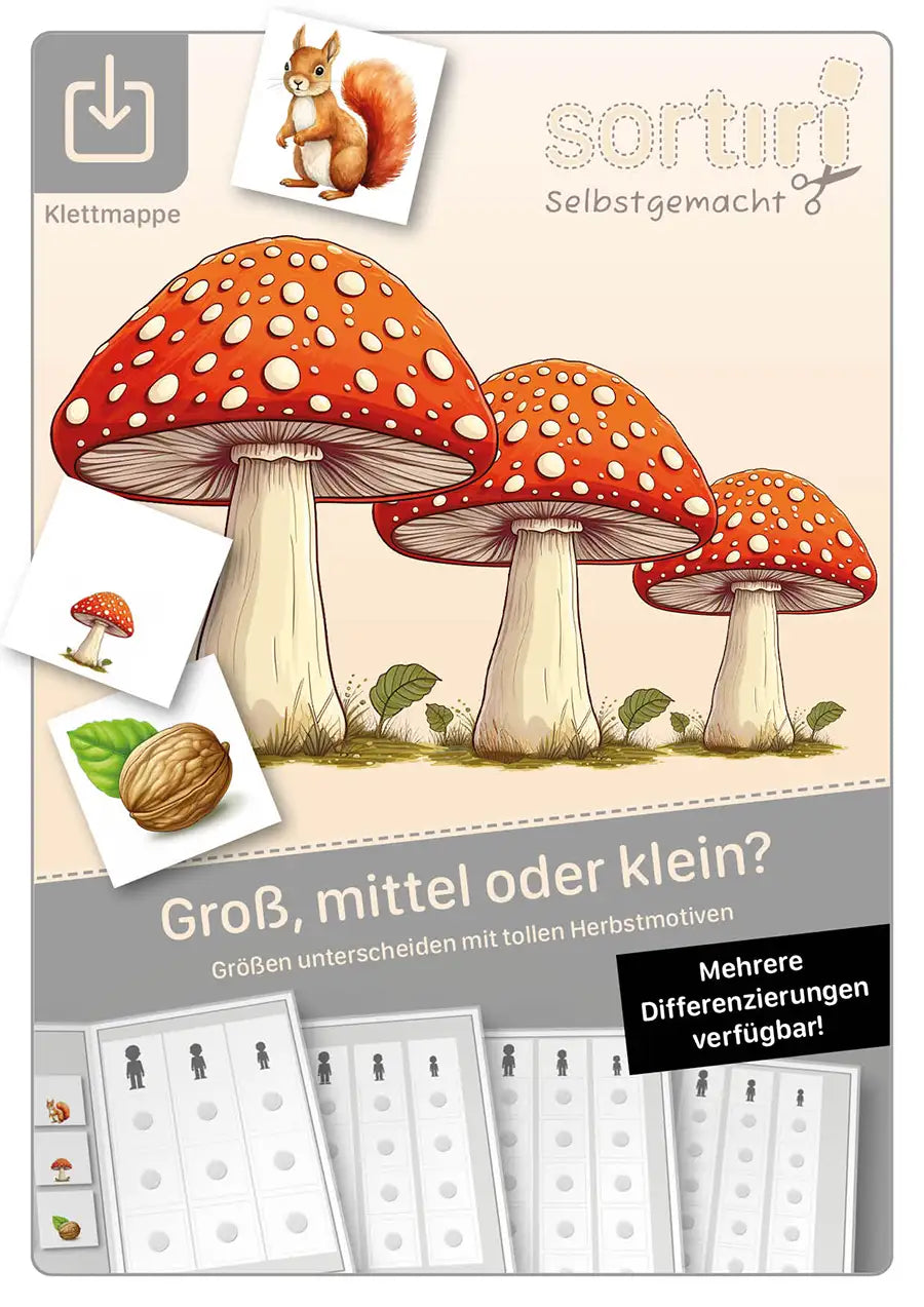 Groß, mittel oder klein – Herbstmotive