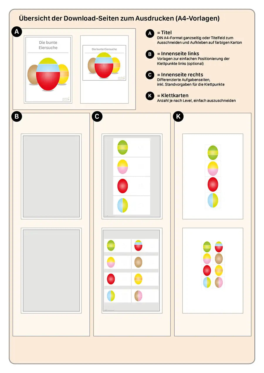 Die bunte Eiersuche