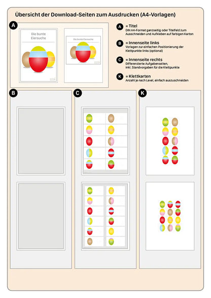 Die bunte Eiersuche