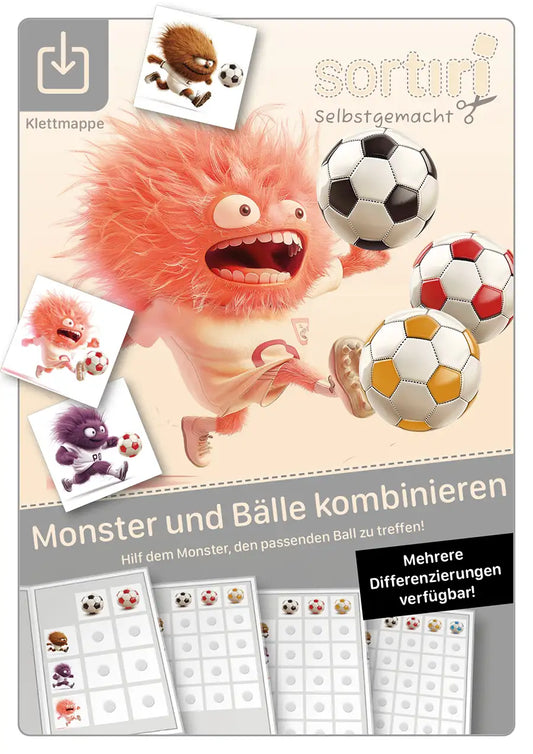 Monster und Bälle kombinieren