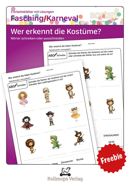 Arbeitsblätter | Fasching/Karneval
