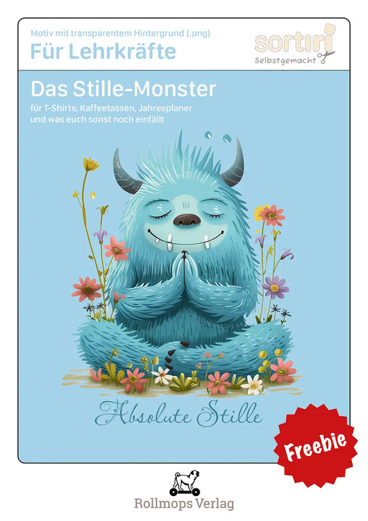 Kostenloses Druckmotiv | Das Stille-Monster